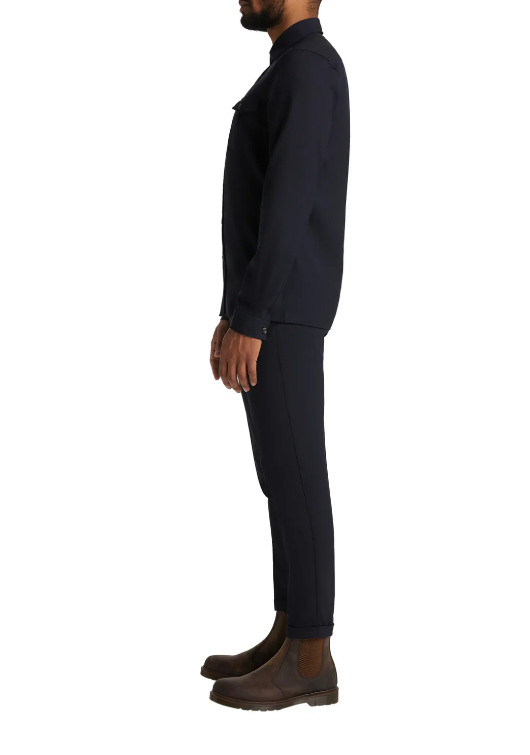 Schurwoll-Mix Overshirt Cg Horton
