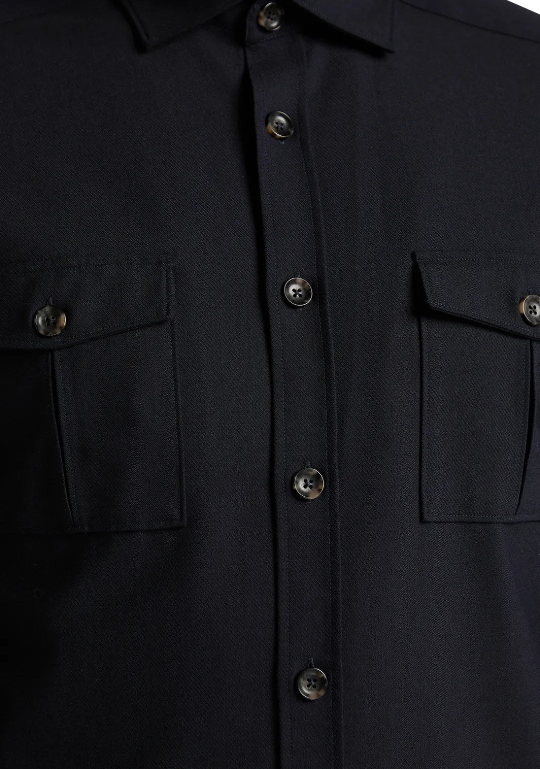 Schurwoll-Mix Overshirt Cg Horton